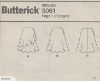 Picture of C90 BUTTERICK 3061: EASY 2 SEW SKIRT SIZE 18-22