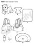 Picture of 23 SIMPLICITY 1083: STUFFED PUPPY, CARRIER, BED, BLANKET, BOTTLE & DIAPER