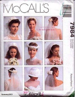 Picture of C68 McCall's 7984: BRIDAL VEILS ONE SIZE Listing #: 1867398814