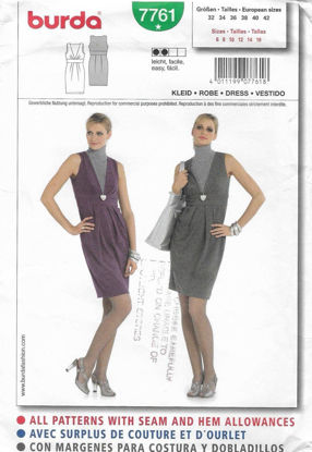 Picture of C209 BURDA 7761: DRESS SIZE 6-16