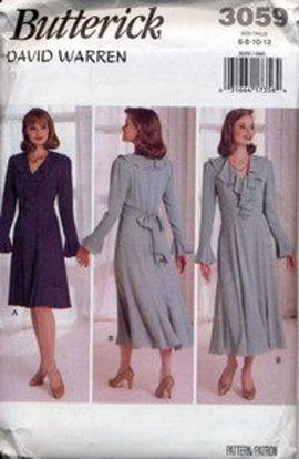 Picture of C102 BUTTERICK 3059: DRESS SIZE 6-12