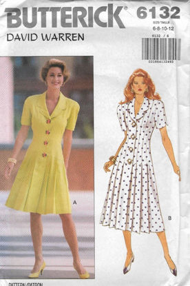 Picture of C108 BUTTERICK 6132: DRESS SIZE 6-12