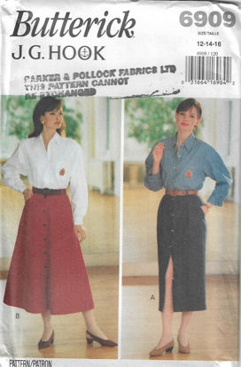 Picture of C32 BUTTERICK 6909: SKIRT & BLOUSE SIZE 12-16