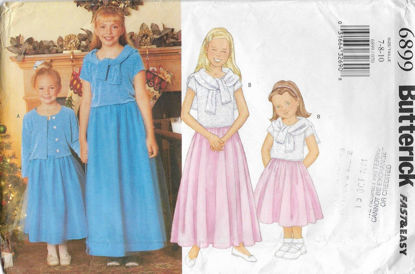 Picture of C173 BUTTERICK 6899: GIRL'S MIX & MATCH SIZE 7-10