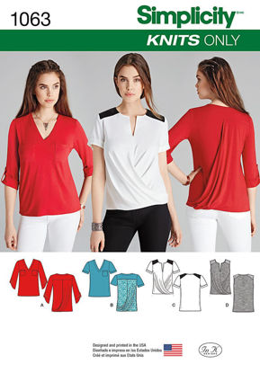 Picture of B40 SIMPLICITY 1063: TOPS SIZE 6-14