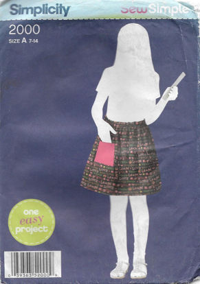 Picture of D25 SIMPLICITY 2000: CHILD'S APRON SIZE 7-14 