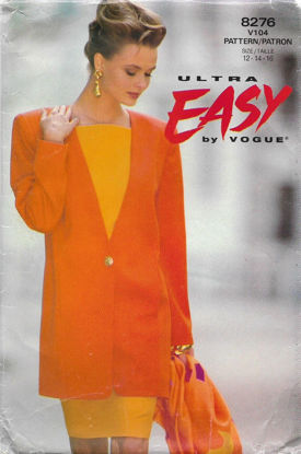 Picture of C210 VOGUE 8276: DRESS & JACKET SIZE 12-16