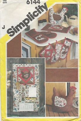 Picture of A91 SIMPLICITY 6144: SET OF KITCHEN ACCESSORIES ONE SIZE 