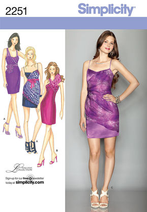 Picture of B61 SIMPLICITY 2251: EVENING DRESS SIZE 4-12