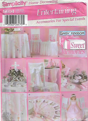 Picture of B161 SIMPLICITY 5604: ENTERTAINING (HOME DECORATING)