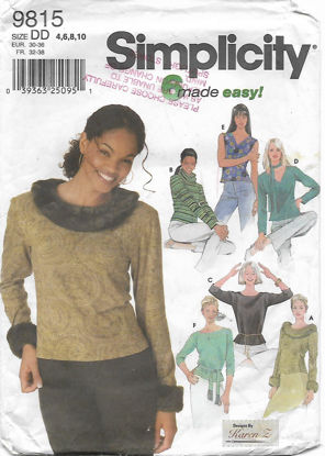 Picture of C57 SIMPLICITY 9815: TOPS SIZE 4-10