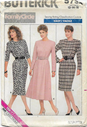 Picture of C152 BUTTERICK 5756: DRESS SIZE 12-16