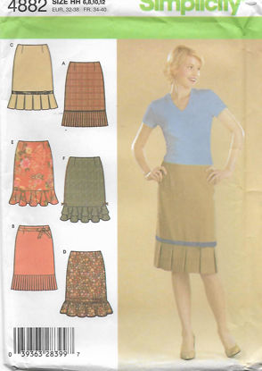 Picture of B150 SIMPLICITY 4882: SKIRTS SIZE 6-12