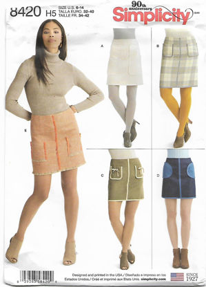 Picture of 6 SIMPLICITY 8420: SKIRT SIZE 14-22