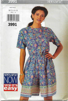 Picture of C248 SEE/SEW 3991: TOP & SHORTS SIZE 12-16