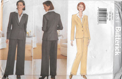 Picture of C253 BUTTERICK 5184: JACKET & PANTS SIZE 12-16