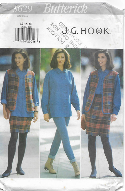 Picture of C264 BUTTERICK 3629: MIX & MATCH SIZE 12-16
