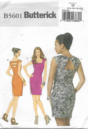 Picture of B256 BUTTERICK B5601: DRESS SIZE 14-20