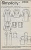 Picture of B237 SIMPLICITY 2534: GIRL'S COAT SIZE 7-14