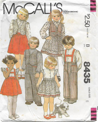 Picture of C215 McCALL'S 8435: CHILD'S MIX & MATCH SIZE 5 ONLY