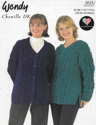 Picture of WENDY 4618: CHENILLE DK SIZE 81/86-112/117cm or 32/34-44/46"