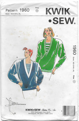 Picture of A76 KWIK*SEW 1960: TOPS SIZE XS-XL