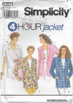 Picture of C51 SIMPLICITY 8301: JACKET SIZE 10-16