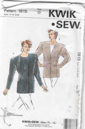 Picture of C9 KWIK*SEW 1815: JACKET SIZE 14-20