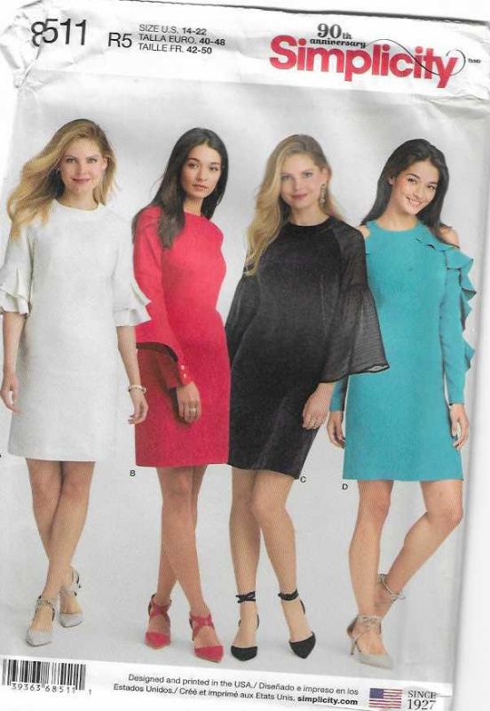 Picture of 70 SIMPLICITY 8511: DRESS SIZE 14-22