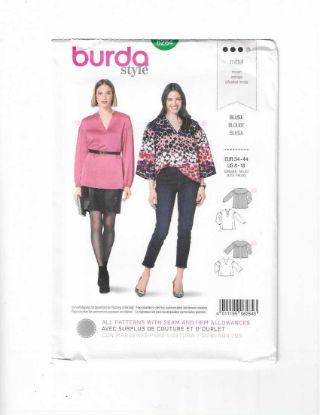 Picture of 36 BURDA 6284: TOP SIZE 8-18