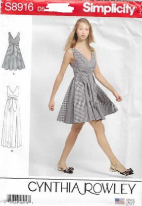 Picture of B238 SIMPLICITY S8916: DRESS SIZE 4-12