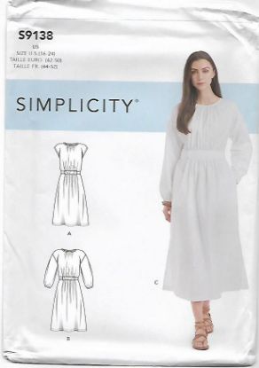 Picture of B230 SIMPLICITY S9138: DRESS SIZE 6-14