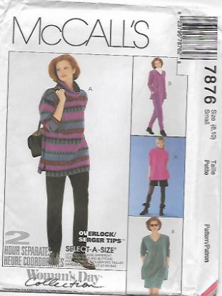 Picture of C285 McCALL'S 7876: TOP, PANTS ,SHORTS & SKIRT'S SIZE 8-10