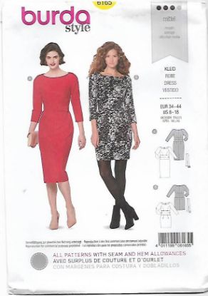 Picture of B27 BURDA 6165: DRESS SIZE 8-18