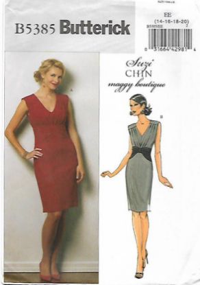 Picture of B119 BUTTERICK B5385: DRESS SIZE 14-20