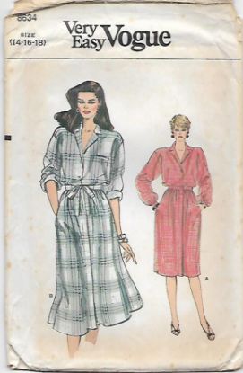 Picture of C103 VOGUE 8634: BLOUSE & SKIRT SIZE 14-18