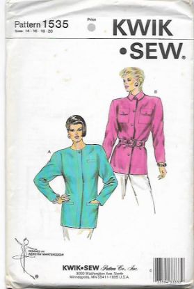 Picture of A100 KWIK*SEW 1535: JACKET SIZE 14-20