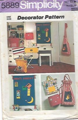 Picture of C15 SIMPLICITY 5889: VINTAGE (70s) DECORATOR PATTERNS 