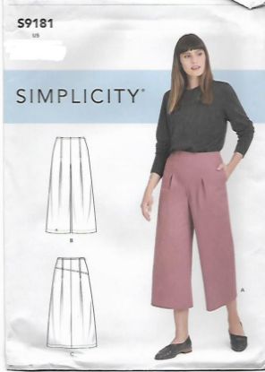 Picture of B234 SIMPLICITY S9181: CROPPED PANTS & SKIRT SIZE 16-24