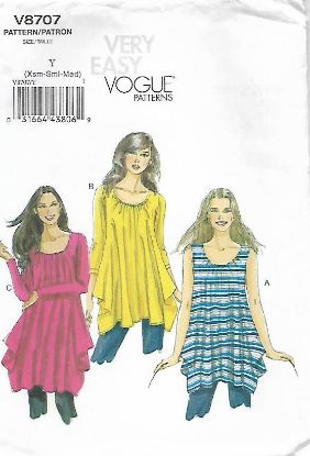 Picture of B255 VOGUE V8707: TOP SIZE 4-14