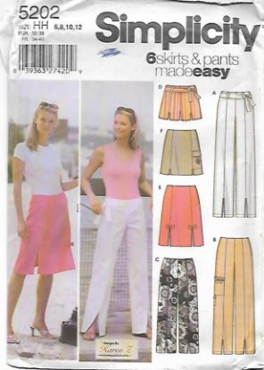 Picture of C24 SIMPLICITY 5202: PANTS & SHORTS SIZE 6-12