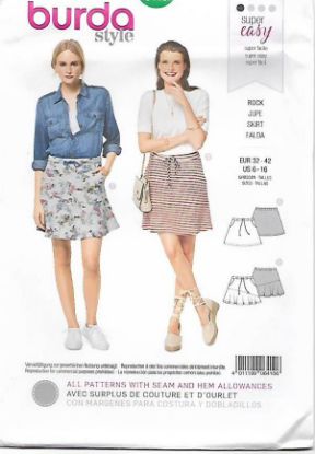 Picture of B303 BURDA 6410: SKIRT SIZE 6-16