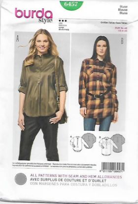 Picture of 79 BURDA 6457: SHIRT SIZE 8-20