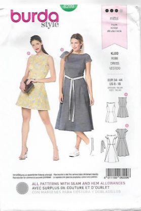 Picture of 117 BURDA 6209: DRESS SIZE 8-18