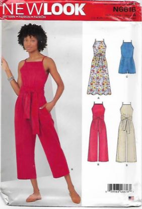 Picture of 4 NEW LOOK N6616: JUMPSUIT & DRESS SIZE 8-20