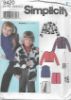 Picture of A120 SIMPLICITY 9420: GIRL'S JACKET, VEST & BAG SIZE 7-14