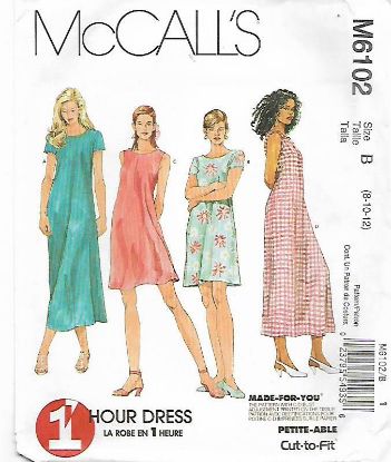 Picture of 35 McCALL'S M6102: DRESS SIZE 8-12