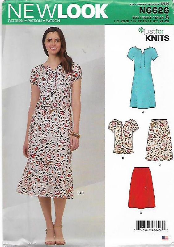 Picture of 54 NEW LOOK N6626: DRESS, SKIRT & TOP SIZE 6-24
