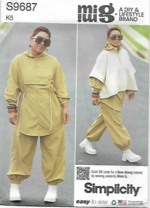 Picture of B152 SIMPLICITY S9687: JACKET, PONCHO & PANTS SIZE 8-16