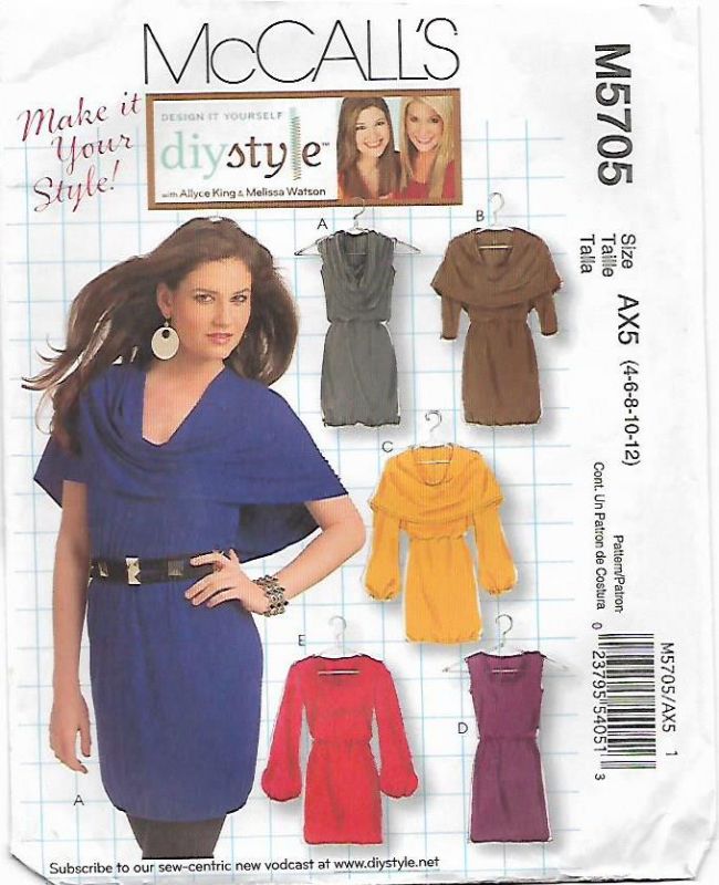 Picture of C134 McCALL'S M5705: DRESS SIZE 4-12